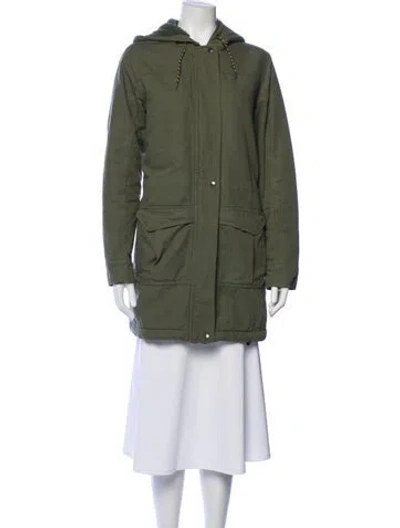 Pre-owned Patagonia Parka In Green