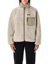 Patagonia Plush Fleece Jacket With High Collar