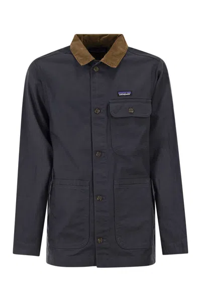Patagonia Point Reyes Canvas Jacket In Black