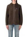 Patagonia Retro Pile Fleece Jackets And Coats Brown In Green