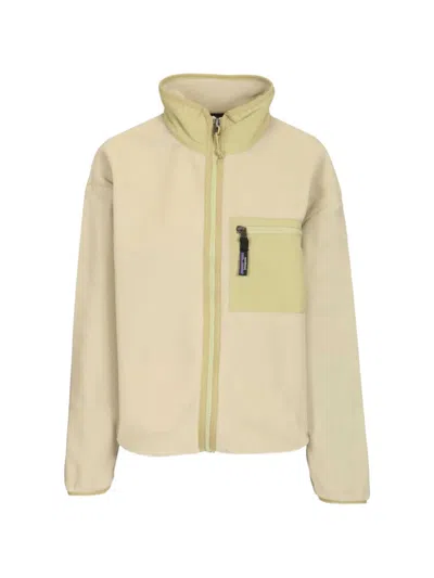 Patagonia Patch-pocket Fleece Jacket In Yellow