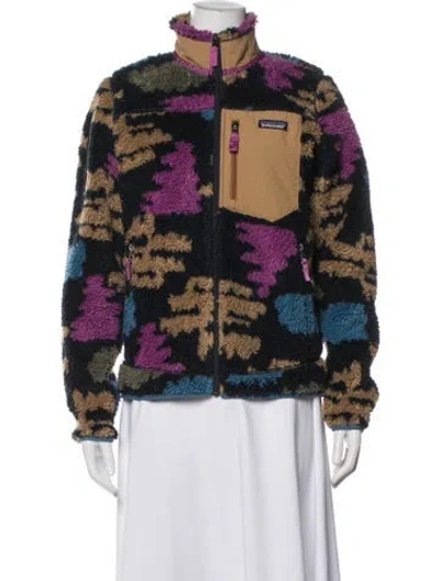 Pre-owned Patagonia Patterned Jacket In Blue