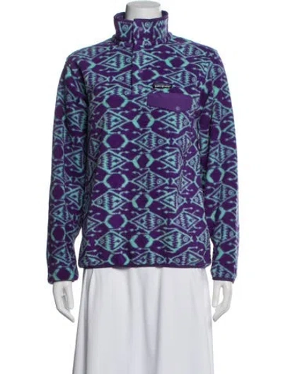 Pre-owned Patagonia Patterned Jacket In Purple