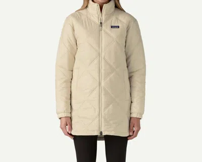 Patagonia Pine Bank Insulated Parka Jacket In Natural In Multi