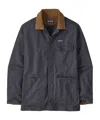 Patagonia Point Reyes Corduroy-collar Button-fastening Jacket In Black