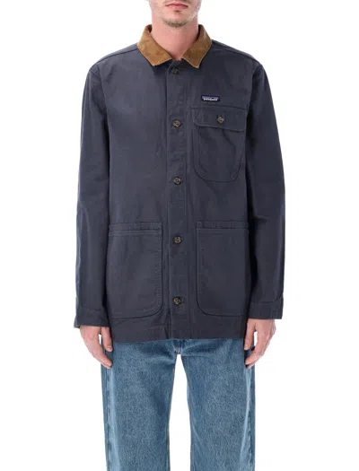 Patagonia Point Reyes Canvas Jacket In Black