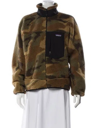 Pre-owned Patagonia Printed Bomber Jacket In Multi