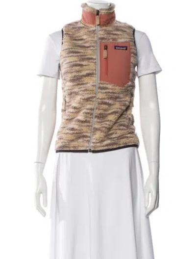 Pre-owned Patagonia Printed Vest In Neutral