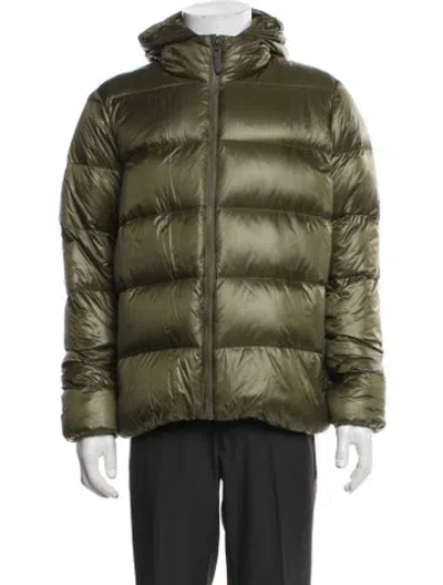 Pre-owned Patagonia Puffer Coat In Green