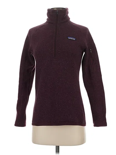 Pre-owned Patagonia Pullover Sweater In Burgundy