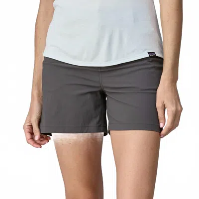 Patagonia Quandary Hiking Shorts - 5" In Forge Grey In Brown