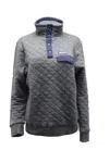 Patagonia Quilt Snap-t Pullover In Grey Cotton In Grey