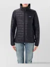 Patagonia Quilted High Collar Jacket With Side Zip Pockets
