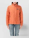 Patagonia Quilted High Collar Jacket With Side Zip Pockets