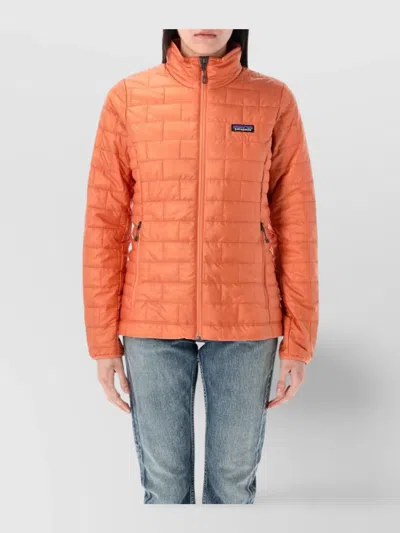 PATAGONIA QUILTED HIGH COLLAR JACKET WITH SIDE ZIP POCKETS