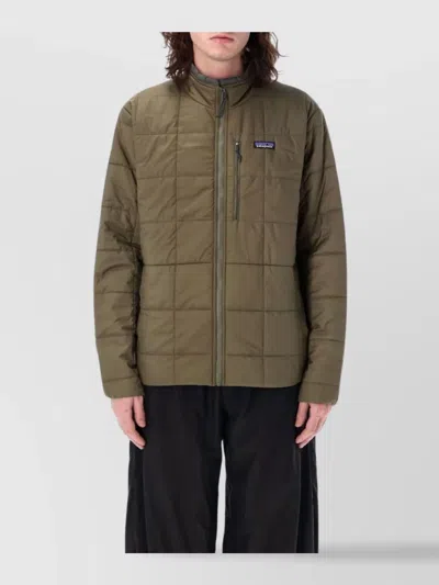 PATAGONIA QUILTED JACKET HIGH COLLAR ZIPPERED POCKET