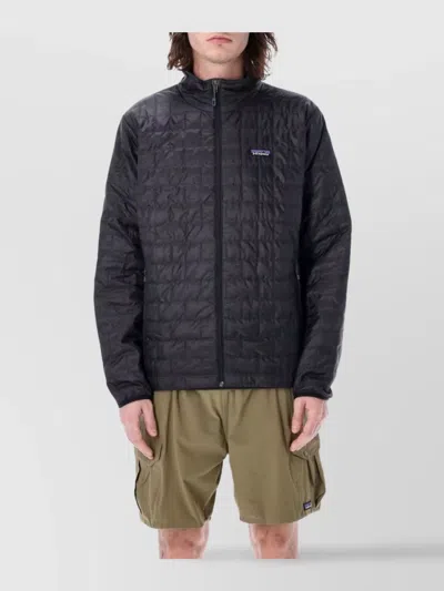 Patagonia Quilted Jacket Pockets Insulated In Black