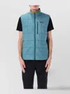 Patagonia Quilted Lightweight Sleeveless Vest Pockets In Blue