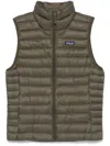 Patagonia Lightweight Quilted Sleeveless Vest In Green