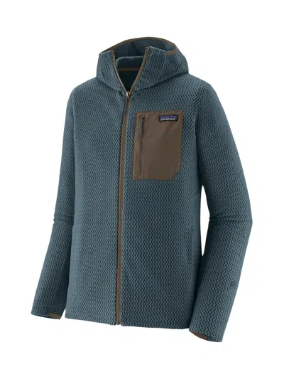 Patagonia R1 Air Full-zip Hoody In Blue