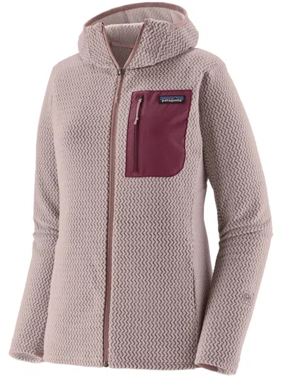 Patagonia R1 Air Full-zip Hoody In Pink