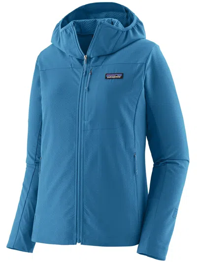 Patagonia R1 Crossstrata Hoody In Blue