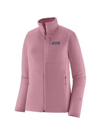 Patagonia Pink R1 Jkt Tailored Grid Active Jacket