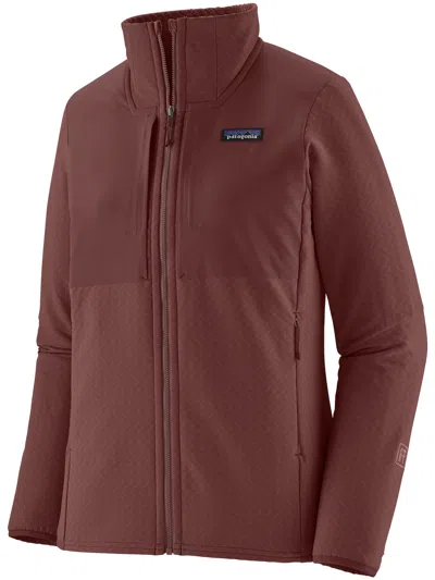 Patagonia R2 Cross Strata Red Jacket In Burgundy