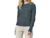 Patagonia Recycled Wool-blend Crewneck Sweater In Chevron: Nouveau Green