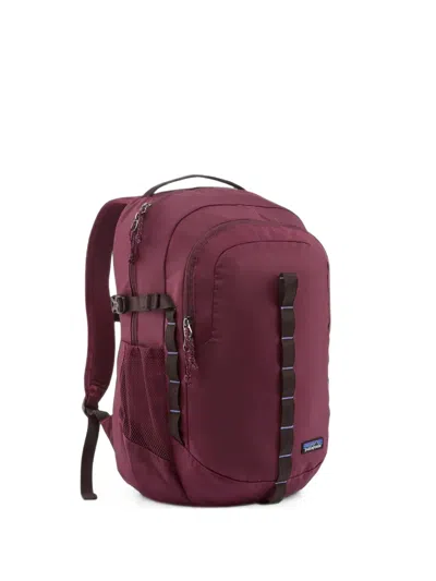 Patagonia Refugio Daypack Logo-patch Panelled Backpack In Purple
