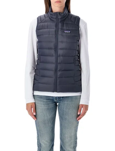 Patagonia ? (removed) Down Sweater Vest With 800-fill Rds-certified Down And Pfas-free Dwr In Smolder Blue