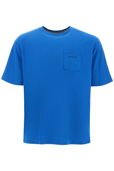 Patagonia Responsibili-tee Pocket T In Blue