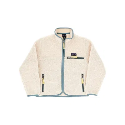 Patagonia Kids' 'retro' Fleece Jacket In Neutral