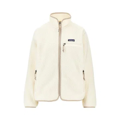 Patagonia 'retro' Fleece Jacket In White