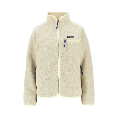 Patagonia 'retro' Fleece Jacket In Yellow