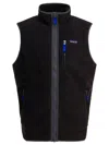 Patagonia Sleeveless Fleece Vest High Collar In Black