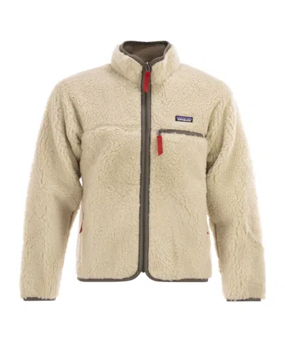 Patagonia Retro Fleece Zip Jacket In Neutral