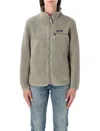 Patagonia Fleece Jacket With Stand-up Collar And Pockets