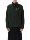 Patagonia Vintage Fleece Jacket Zipped Pockets In Black