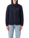 Patagonia Retro Pile Fleece Jacket In Blue
