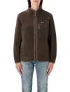 Patagonia Retro Pile Fleece Jacket In Brown