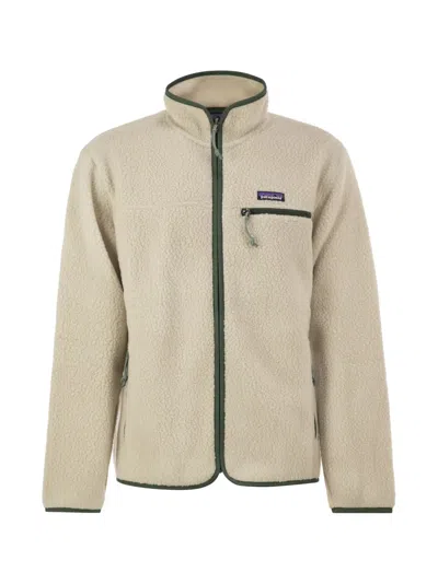 Patagonia Retro Pile Fleece Jacket In Neutral