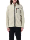 Patagonia Fleece Jacket Retro Pile In Pelican