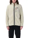 Patagonia Fleece Jacket Retro Pile In Pelican