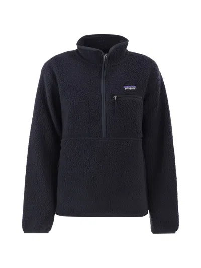 Patagonia Retro Pile Marsupial In Recycled Polyester Fleece In Blue