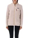 Patagonia Retro Pile Hoodie In Shroom Taupe