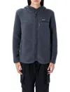 Patagonia Womens Retro Pile Fleece Jacket With In Smolder Blue