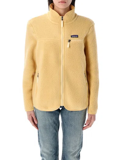 Patagonia Retro Pile Jacket In Beeswax Tan