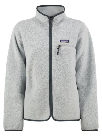 Patagonia Retro Pile Jacket In Recycled Polyester Fleece In Gray