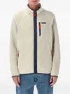 Patagonia Casual Full-zip Jacket Jackets Beige In Neutral
